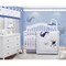 OptimaBaby Bumperless 5PCS Prince Charming Knight Dragon Baby Nursery Crib Bedding Set By